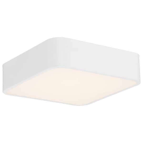 Access Lighting Granada 12 in. 1-Light White LED Flush Mount