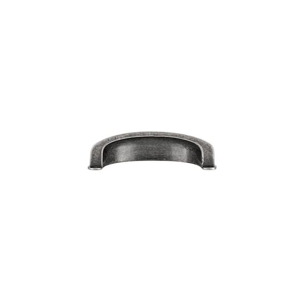 Richelieu Monceau 2-1/2-in (64mm) Center to Center Pewter Oval Cup Drawer Pull