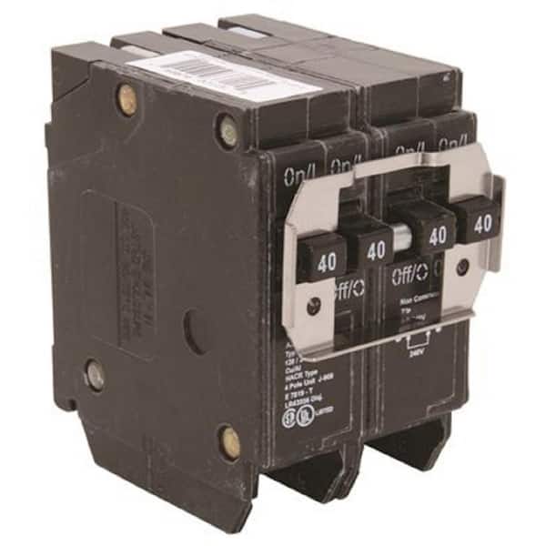 BR 2-40 Amp 2 Pole BQ (Independent Trip) Quad Breaker