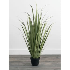 Artificial 47 in. Potted Onion Grass