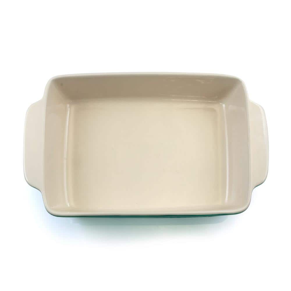 Teal Gradient Ceramic Rectangular Bake Pan, 16.25"