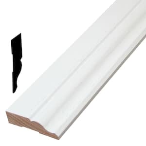 WM 6218 11/16 in. x 2-3/8 in. x 96 in. Painted Finger-Jointed Poplar Base Moulding