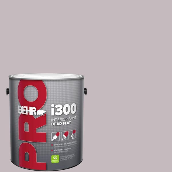 BEHR PRO 1 gal. #N110-2 Mulberry Stain Dead Flat Interior Paint