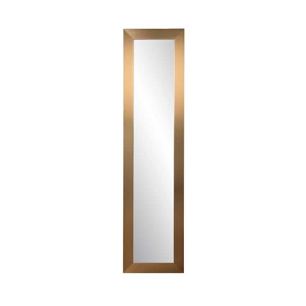 BrandtWorks Oversized Champagne Modern Mirror (71 in. H X 16 in. W)