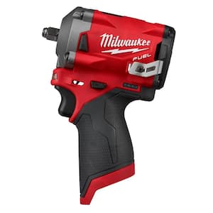 M12 FUEL 12-Volt Lithium-Ion Brushless Cordless Stubby 3/8 in. Impact Wrench (Tool-Only)