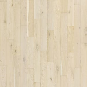 Celestial Sky Smoked Oyster Oak 0.37 in. T x 5 in. W Wirebrushed Engineered Hardwood Flooring (29.53 sq. ft./case)