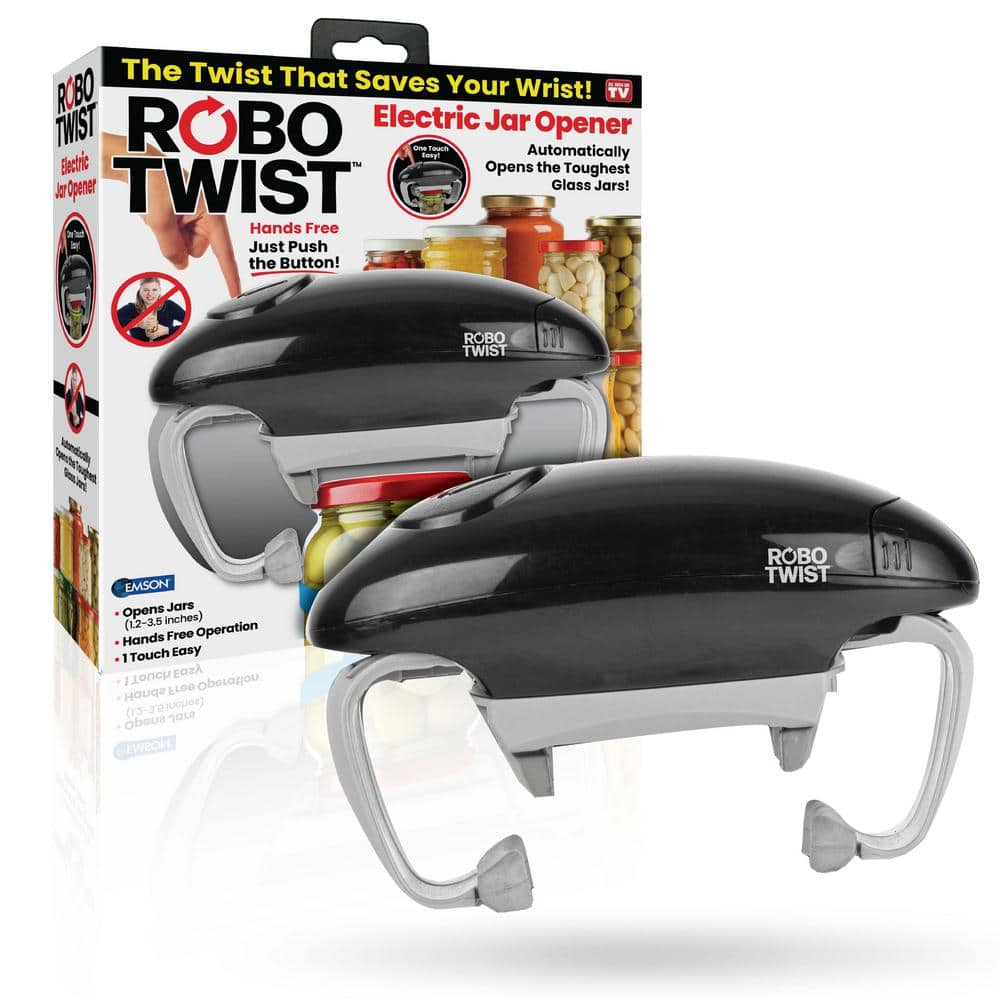 As Seen on TV Robo Twist HandsFree Electric Automatic Jar Opener in