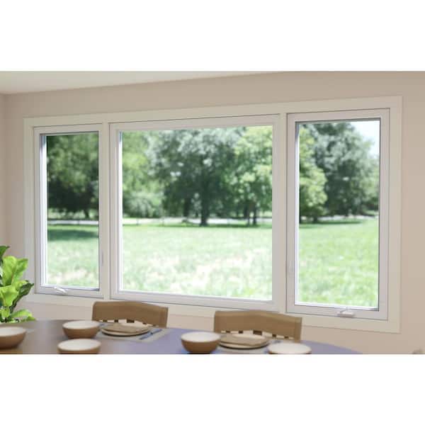 （特別価格）Window TAFCO WINDOWS 119.25 in. x 60 in. White Double-Pane Insulated