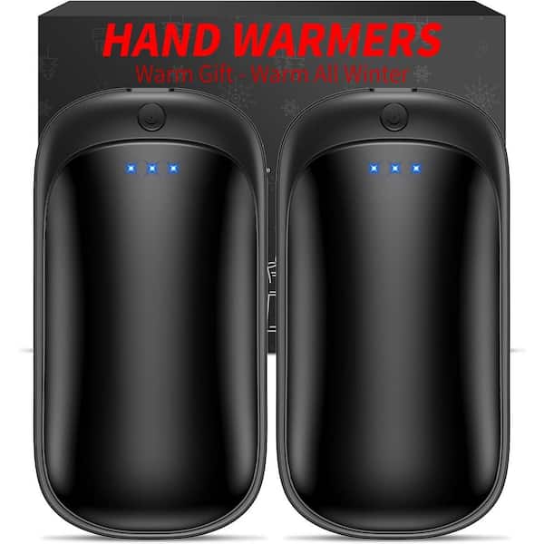 Portable Electric Hand Warmers Rechargeable, Reusable USB Handwarmers, Indoor/Outdoor Warm Gifts for Men Women (2-Pack)