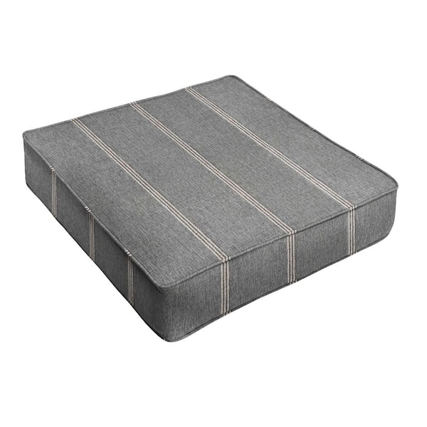 SORRA HOME Sunbrella Lengthen Stone Rectangle Outdoor Seat Cushion
