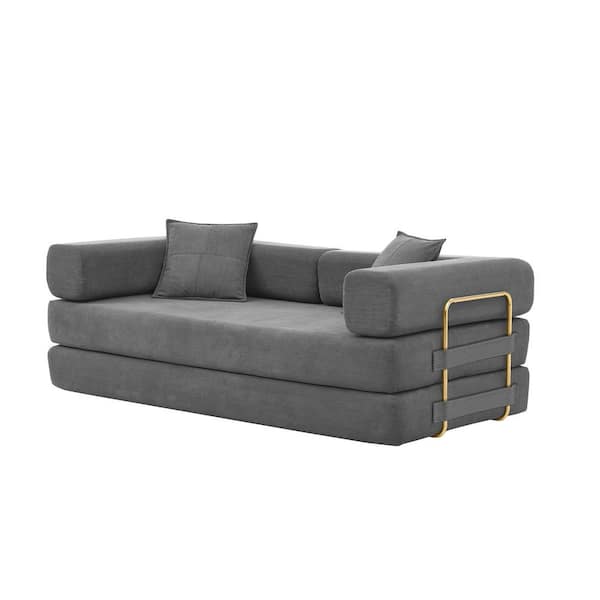 Have a question about Asucoora 78 in. Grey Corduroy King