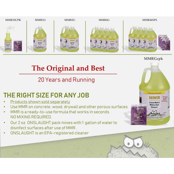 MMR Professional Instant Mold And Mildew Stain Remover, 50 OFF