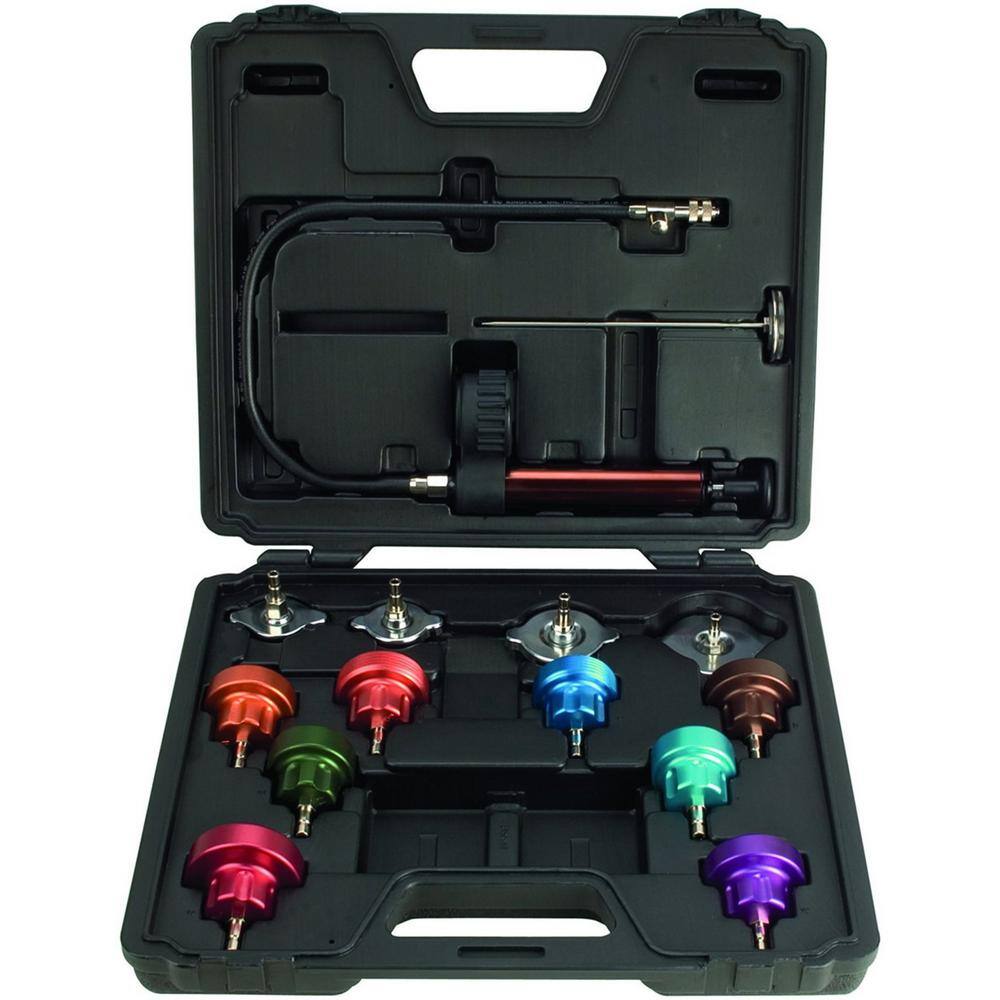 Steelman Deluxe Automotive Cooling System Test Kit Set (14Piece) 97332