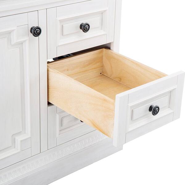 Cailla 60 in. W x 21.50 in. D Bath Vanity Cabinet Only in White Wash Cailla 60 in. W x 21.50 in. D Bath Vanity Cabinet Only in White Wash