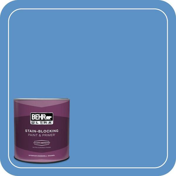 BEHR ULTRA 1 qt. #MQ4-26 Come Sail Away Extra Durable Eggshell Enamel Interior Paint & Primer