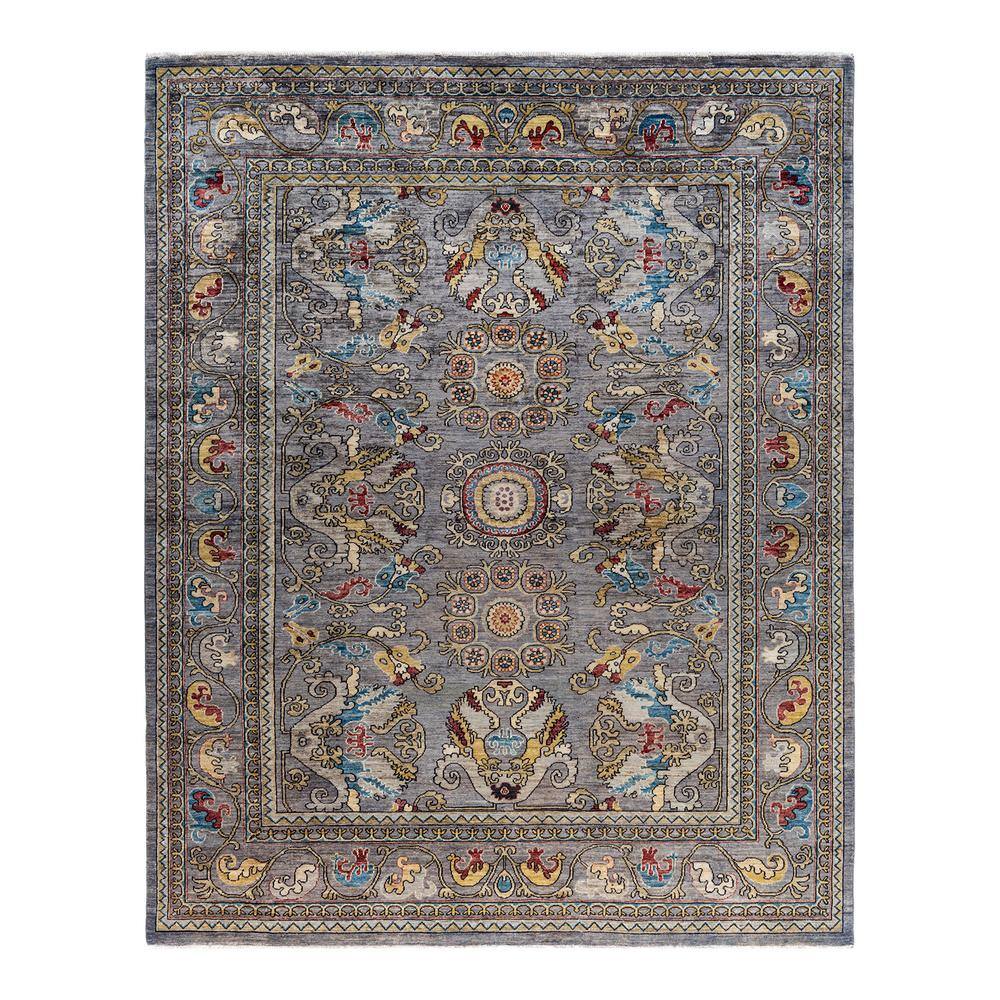 Serapi Gray 8 ft. x 10 ft. Tribal Wool Indoor Area Rug price history on PriceWatchPro