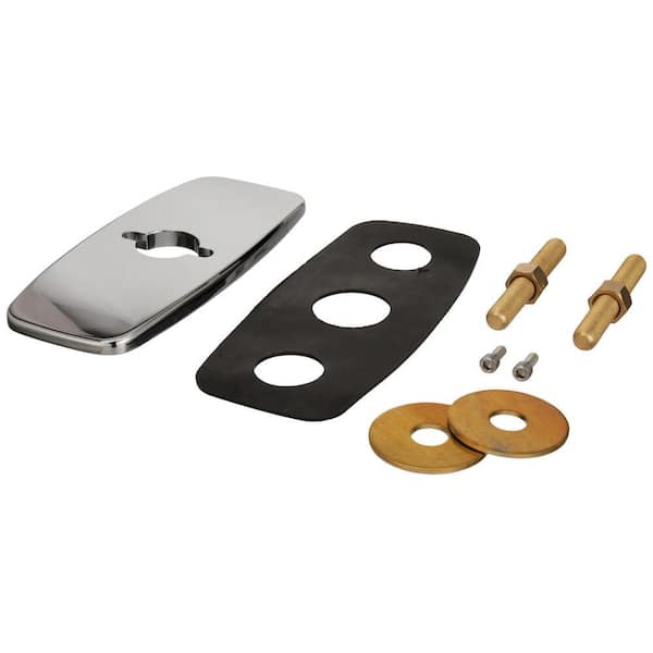 4 in Chrome Plated Metal Cover Plate Assembly for Z861, Z863 and Z825 with Mounting Hardware