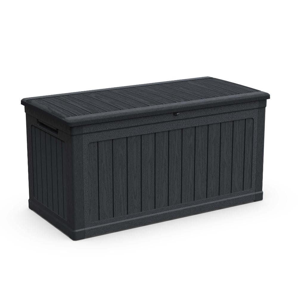 230 Gal. Black Plastic Large Outdoor Lockable Deck Box price history on PriceWatchPro