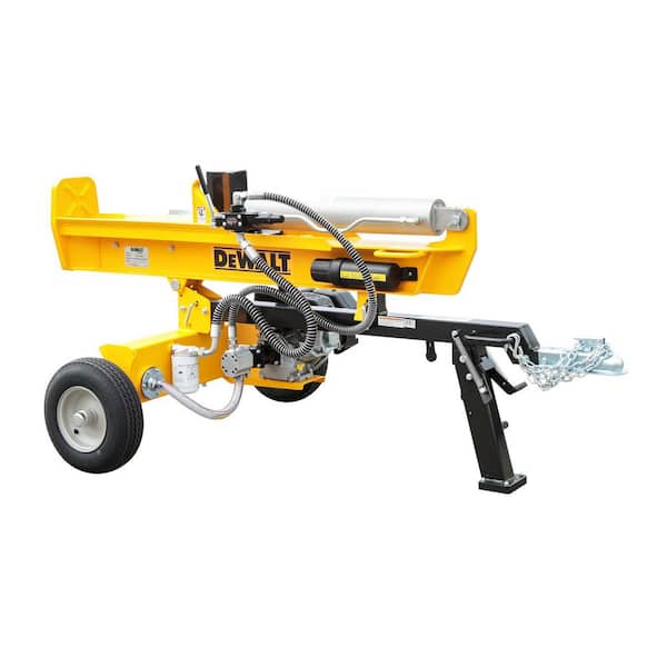 28 Ton 196cc 6.5HP Kohler Engine Horizontal/Vertical Full Beam Hydraulic Log Splitter, Auto Return/Integrated Log Cradle