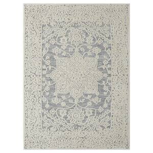 Santa Barbara Star Grey 12 ft. 6 in. x 15 ft. Area Rug