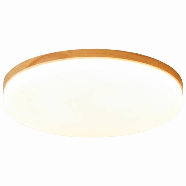 light simple circle led flush mount