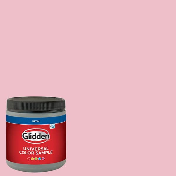 Glidden 8 oz. PPG1183-3 Rose Melody Satin Interior Paint Sample