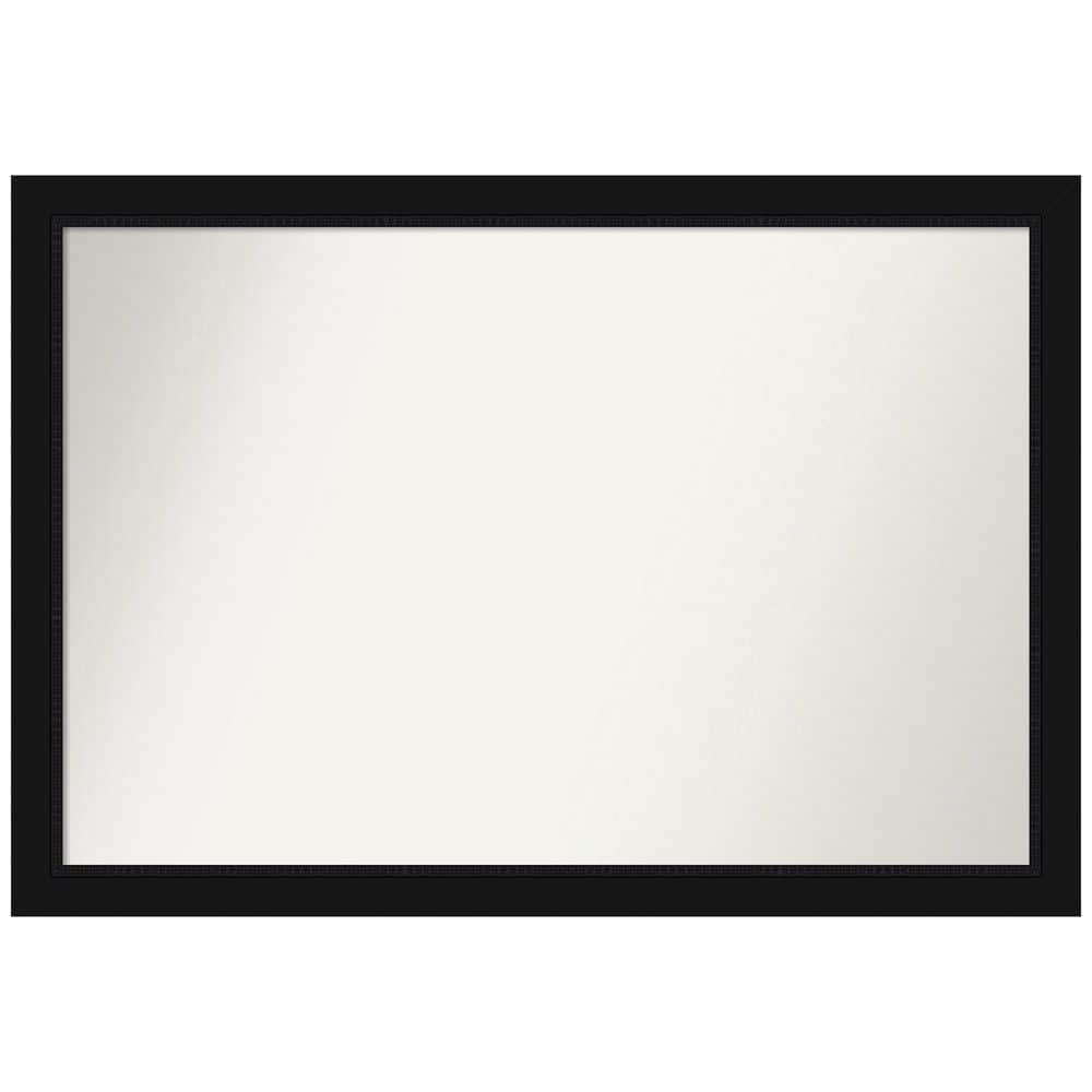 Avon Black Rectangular Wall Mount Bathroom Vanity Mirror
