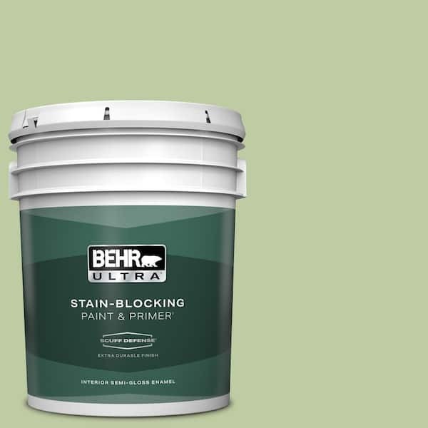 BEHR ULTRA 5 gal. #M360-4 Marjoram Extra Durable Semi-Gloss Enamel Interior Paint & Primer