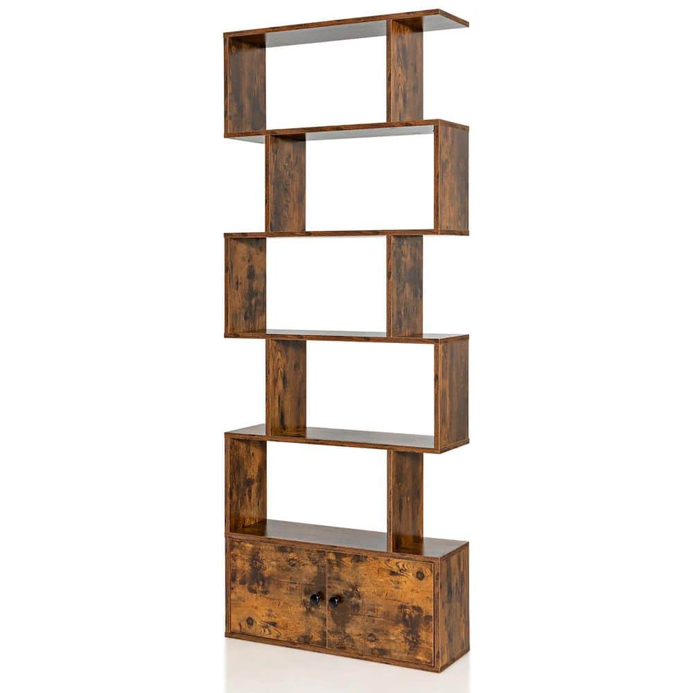 Reviews for Costway 27.5 in. W 6Tier 5Shelves Standard Bookshelf w