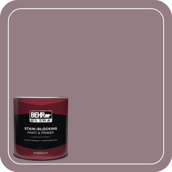 BEHR ULTRA 1 qt. #100F-5 Gypsy Magic Flat Exterior Paint & Primer