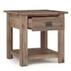 Simpli Home Monroe Narrow Side Table Rustic Natural Aged Brown  AXCMON-09RNAB - Best Buy