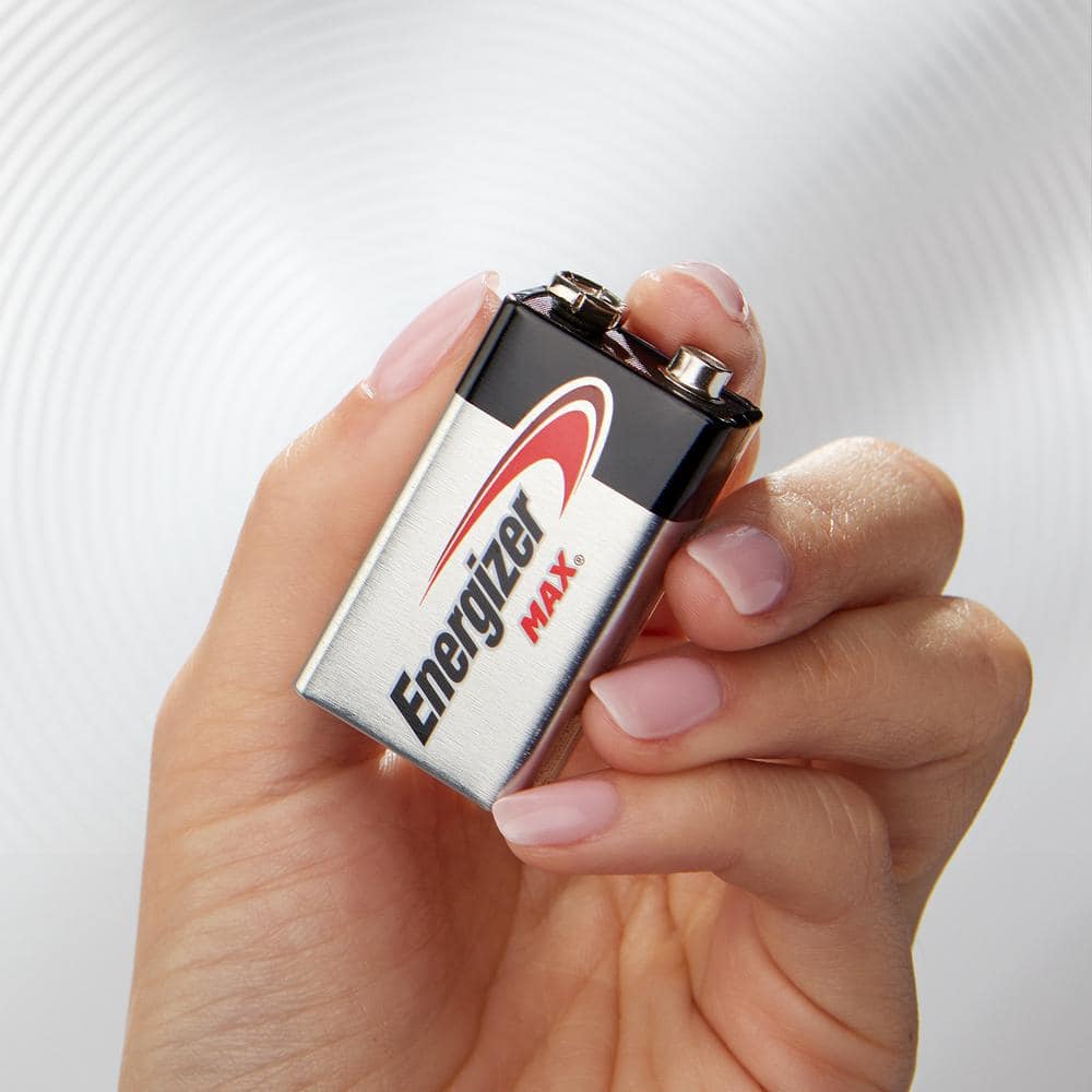 Energizer MAX 9V Long-Lasting Alkaline Batteries, 2-Pack