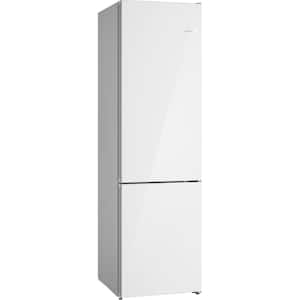 800 Series 24 in. 12.8 cu. ft. Bottom Freezer Refrigerator in White with Internal Ice Maker, Counter Depth