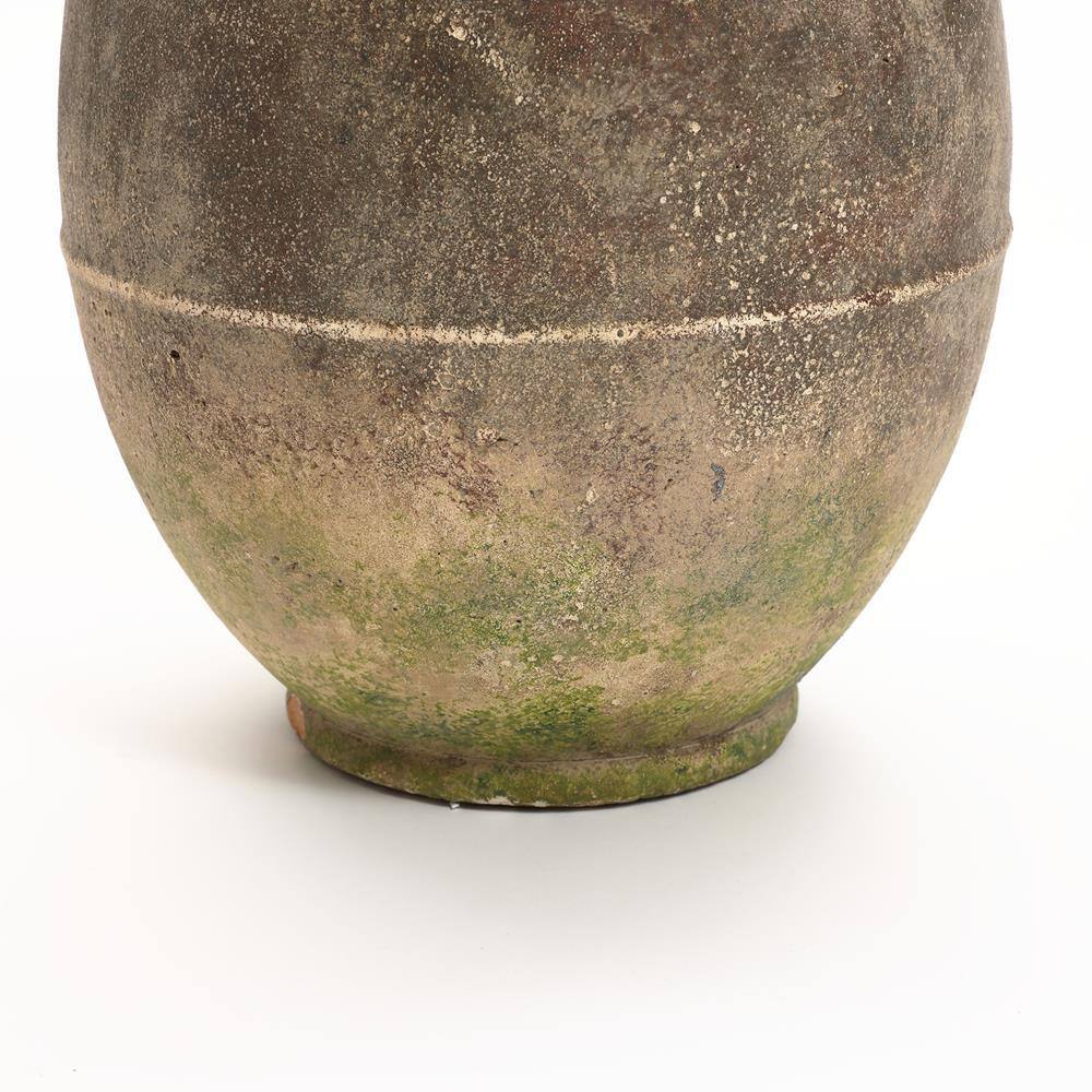 Rustic Ginger Root Brown Ceramic Decorative Table Vase