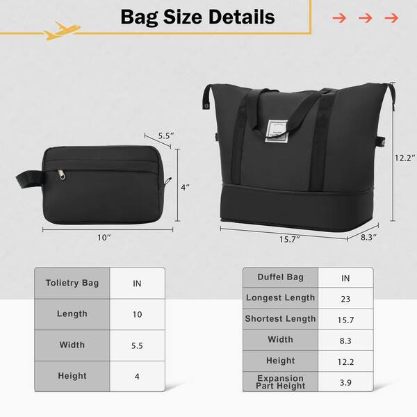 Merax 4-Piece Dark Gray Expandable ABS Hardshell Spinner 20 in. 28
