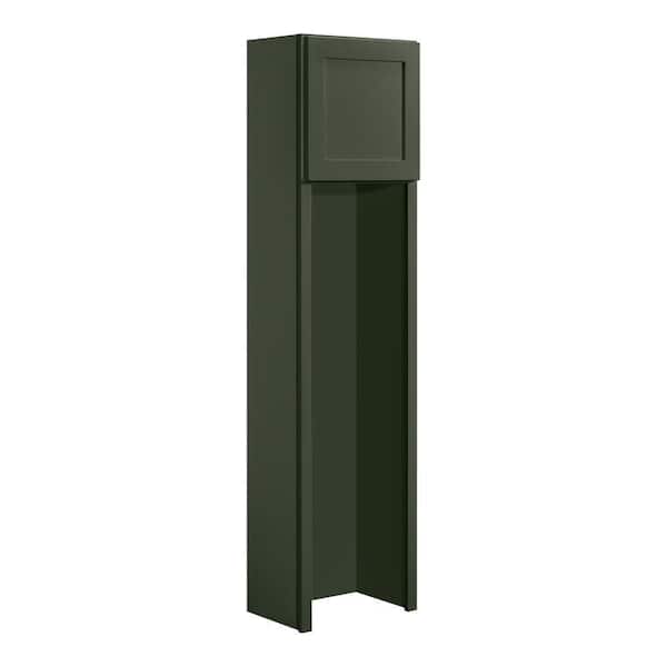 Avondale 18 in. W x 72 in. H x 12 in. D Ready To Assemble Plywood Shaker Hall Tree Opening Cabinet in Fern Green