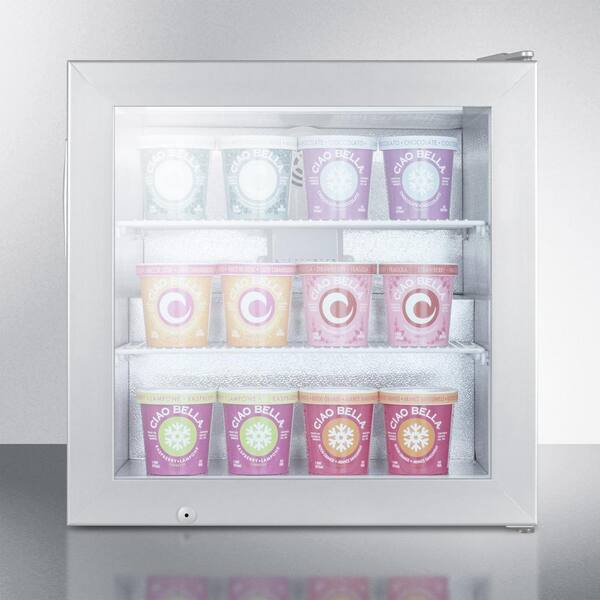 Summit Appliance 2.0 cu. ft. Upright Commercial Freezer in Gray