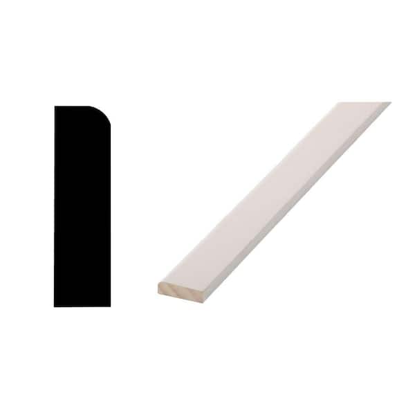 WM 887 3/8 in. x 1-1/4 in. Primed Finger-Jointed Door and Window Stop Moulding