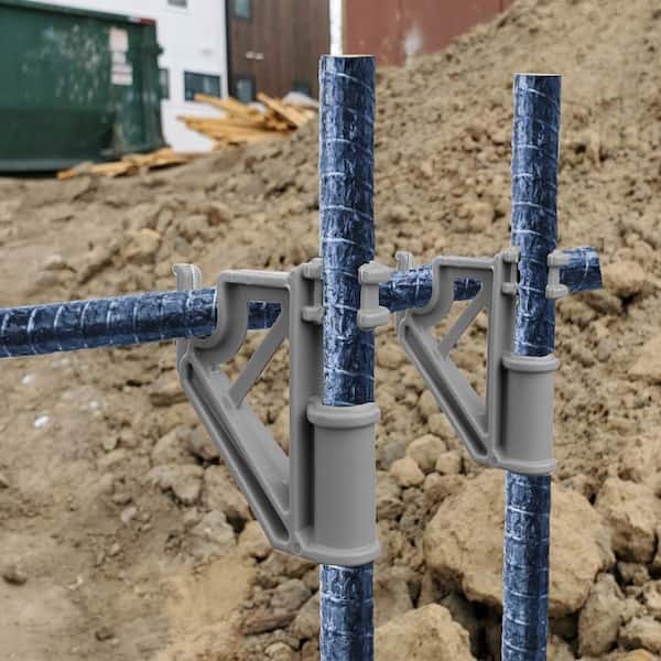 6.5-Inch Single Ring Rebar Form Kit – Includes 3 Rings & 12 Badger Grip Clips