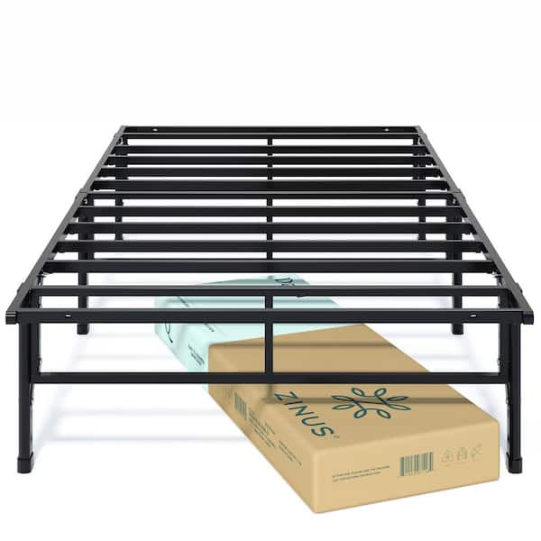 Zinus Smartbase Compack Twin Xl Metal, Twin Xl Bed Frame Tall