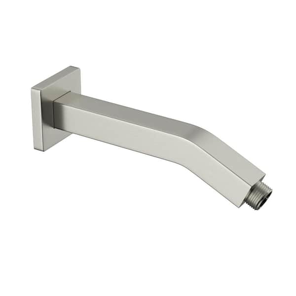 Logmey 7 in. Stainless Steel Shower Arm in Brushed