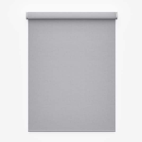 Smart Shade, Motorized Window Blind, White Hardware, Blackout Grey Fabric, 38 in. W x 76 in. L, 1 Shade