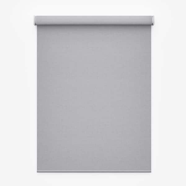 Smart Shade, Motorized Window Blind, White Hardware, Blackout Grey Fabric, 24.0 in. W x 76.0 in. L, 1 Shade