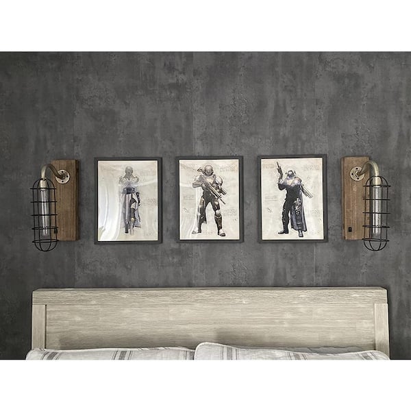 12x16 Charcoal Grey Picture Frame 3 Pack, Poster Frames with Detachable Mat for 11x14 Prints