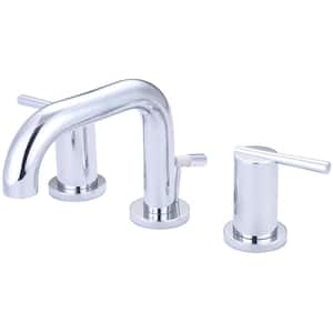 12-Volt 8 in. Widespread Double-Handle Bathroom Faucet in Polished Chrome