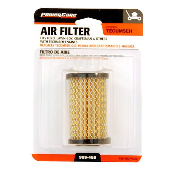Powercare Replacement Air Filter for Tecumseh and Craftsman Vertical Shaft Engines Replaces OE# 35066 and 63087A