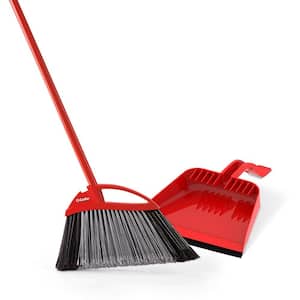 PowerCorner Pet Pro Angle Broom with Step On Dust Pan