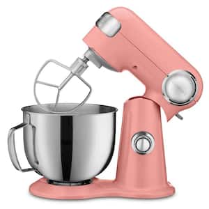 Precision Master 5.5 Qt. 12-Speed Blushing Coral Stand Mixer with Attachments