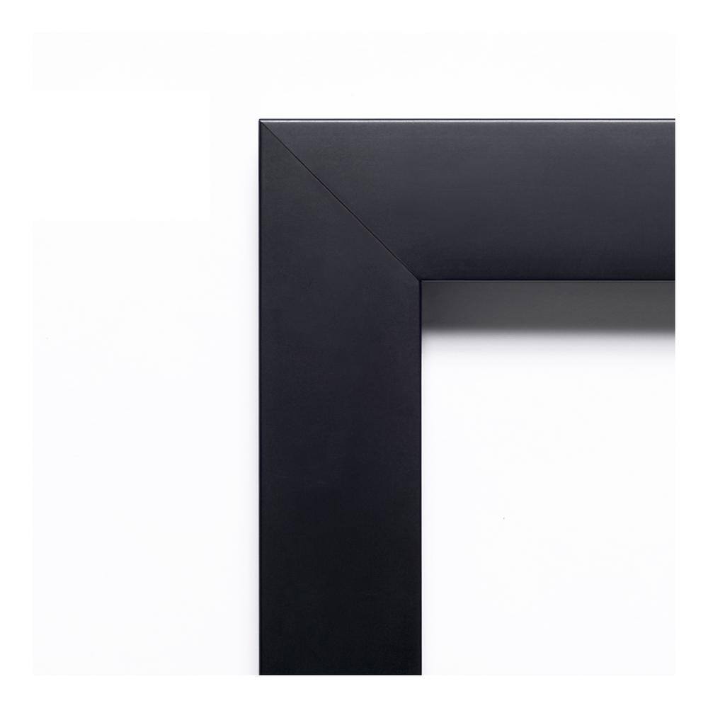 Mezzanotte Black Framed Cork Bulletin Board 22.84" x 17.26"