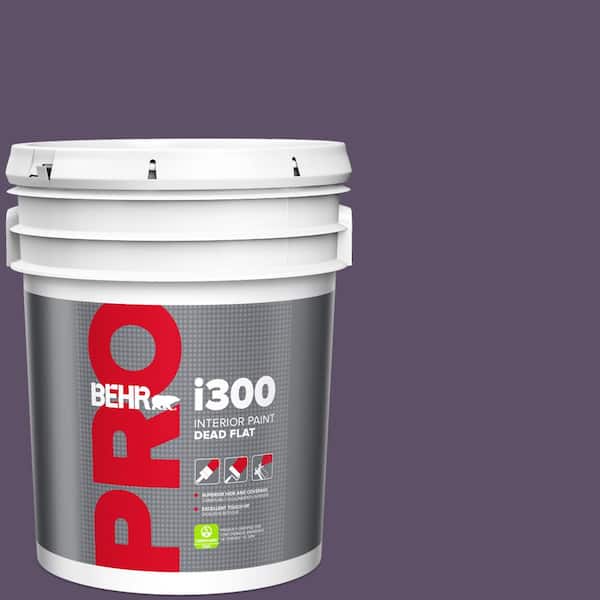 BEHR PRO 5 gal. #M560-7 Muscat Grape Dead Flat Interior Paint